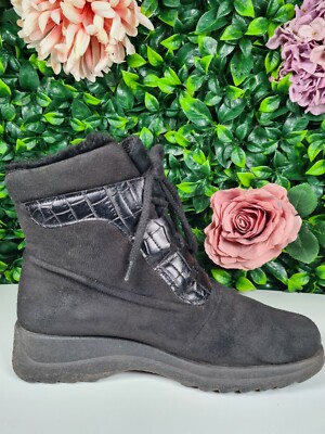 Bottes D'hiver Fourrées Rohde Noir Sympatex Neuves - Taille 42, Cuir, Avec Emballage