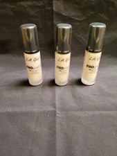 L.A. Girl Pro Matte HD Long Wear Foundation GLM671 Ivory 1 oz (3 Pack)