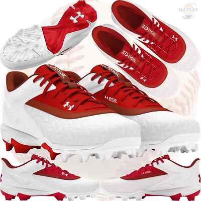 Boys Youth Under Armour Leadoff Low RM Jr 3.0 Baseball Cleats