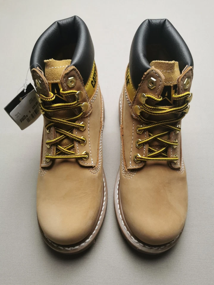 CATERPILLAR CAT Womens UK 3 Wide Colorado Honey Reset Boots BNIB Full  Leather - Image 2 of 4