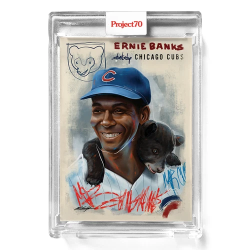 Topps Project 70 Card 588 - Ernie Banks by Chuck Styles