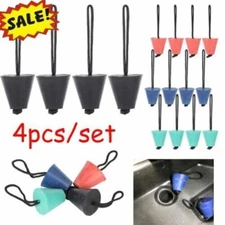 4PCS Silicone Kayak Scupper Plug Kit Canoe Drain Holes Stopper Bung Accessories