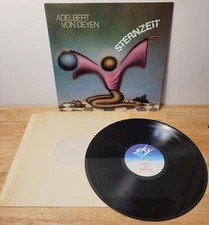 Adelbert Von Deyen Sternzeit 1978 Sky Records German Pressing Prog Rock LP