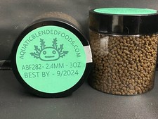 ABF JUVENILE AXOLOTL SOFT FOOD PELLETS 2.4mm,Salamander,Frog,Newts,ABF282C
