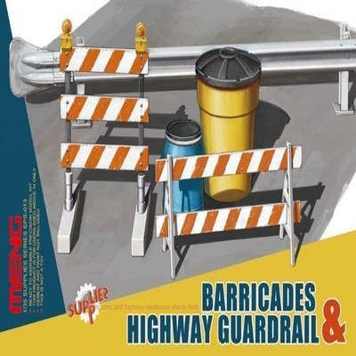 Meng Model 1/35 SPS-013 Barricades & Highway Guardrail