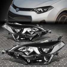 For 14-16 Toyota Corolla OE Style LED Projector Headlight Assembly Black/Clear