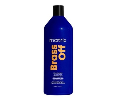 Matrix   Brass Off Blue Shampoo for Brunettes _Size: 33.8 oz (Jumbo) !!!