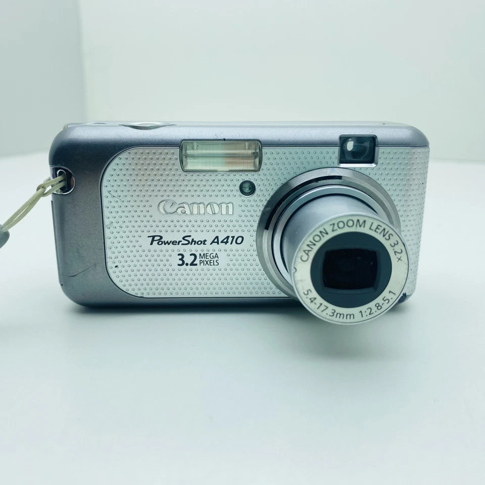 Canon Digital Camera PowerShot A410 3.2MP Silver Tested - Image 3 of 4