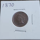 *"1870" INDIAN HEAD Penny *