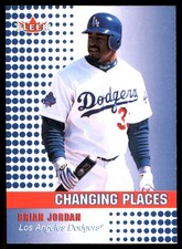Brian Jordan 2002 Fleer #452 Dodgers MLB READ FREE SHIPPING AutographDen
