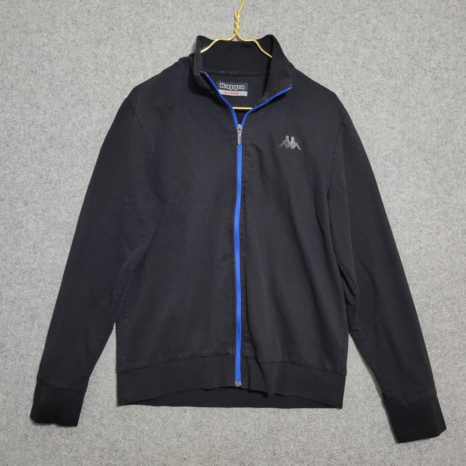 KAPPA Jacket Men Extra Large Black Solid Full Zip… - image 1