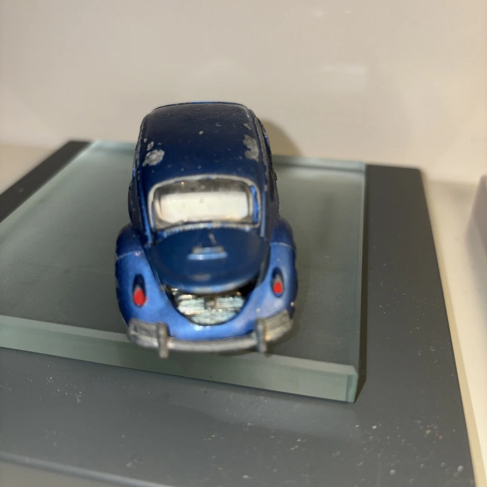 Dinky Toys Vintage 1965 VW Volkswagen Beetle De Luxe 1300 ruedas tempranas  Foto 3 de 4