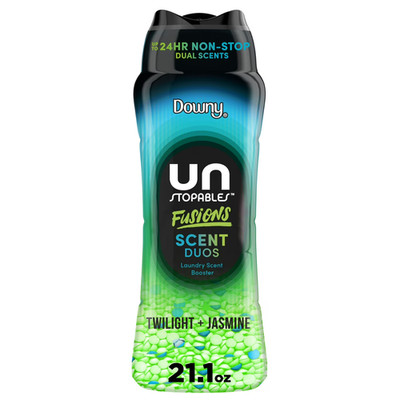 Downy Unstopables Fusions In Wash Scent Booster Beads 2 in 1, 21.1 oz