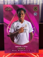 2024-25 TOPPS Here we go Romano UEFA Endrick RC Pink 23/75 Real Madrid Brazil