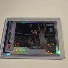 Panini Nadir Hifi Paris Basketball Suite Shots #16 Contenders /125 EuroLeague