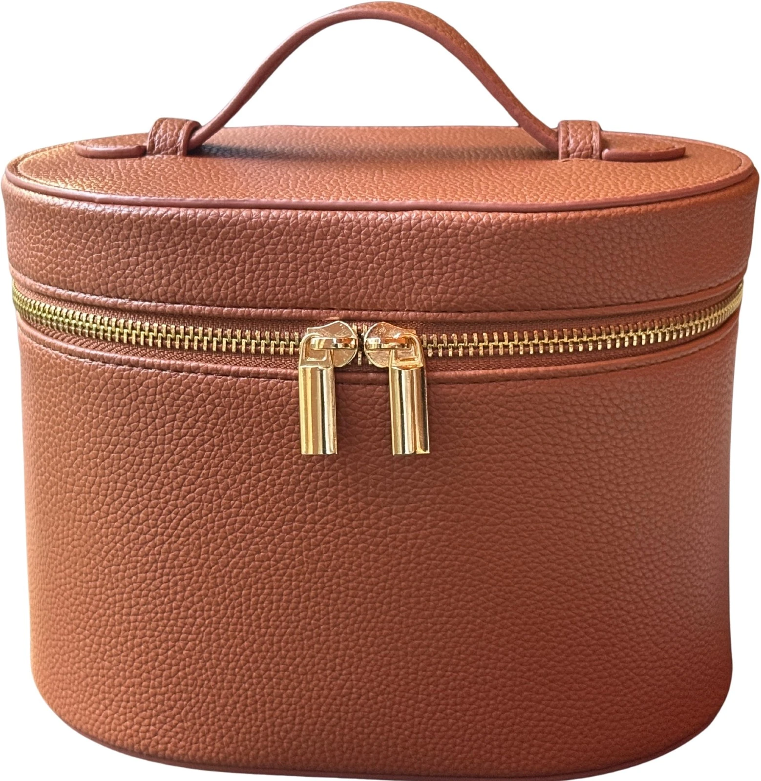 Vanity Case Makeup Bag with Removable Organizer Divider, Travel Toiletry Cosm...