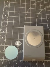 EK SUCCESS Craft Paper Punch   2" Cupcake Topper PARTY Circle Button Identity
