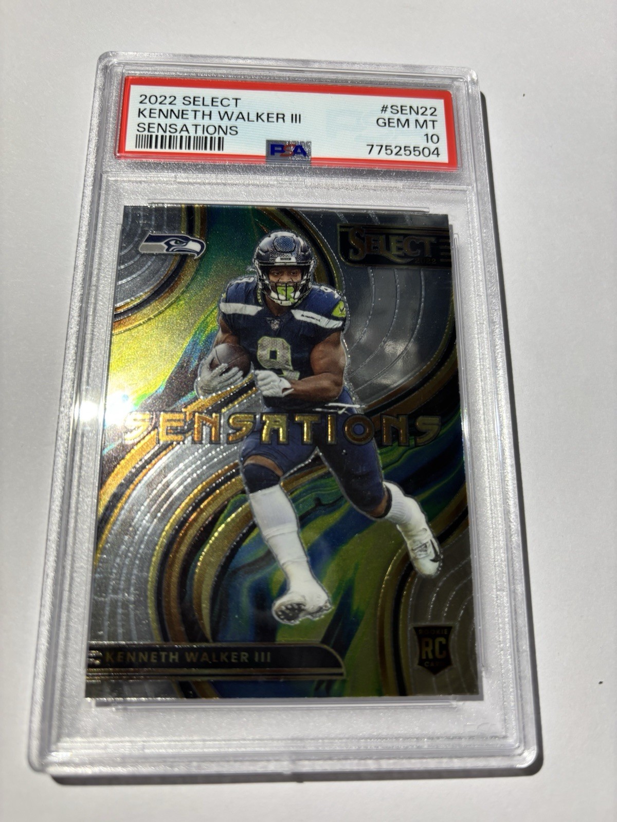 Kenneth Walker III Panini Select Sensations #SEN22 Base