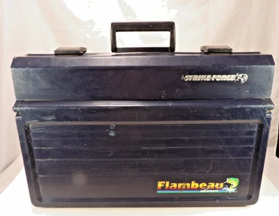 Vintage Flambeau Strike Force Tackle Box mit Slide Out Draw Tray Large -80’s - Bild 1 von 4