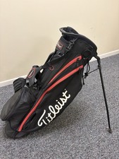Titleist Players 4 StaDry Golf Stand Bag / Black / 4 Way Divider / Carry Strap