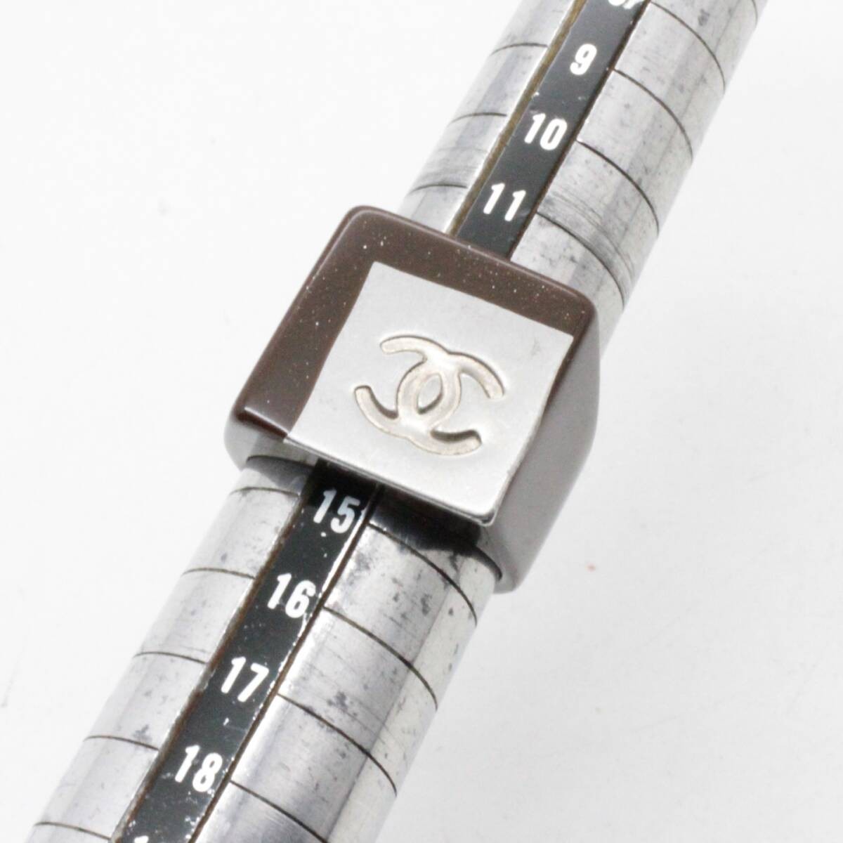 CHANEL Coco Mark Square Ring - image 6