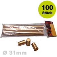 Weinflaschen-Kapsel: Schrumpfkapsel Gold Mit KopfpräGung, 31X55 Mm, 100 StüCk