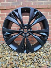 22" JAGUAR F PACE ALLOY WHEEL HELIX GENUINE 9X22 ET45 HK8M 1007 BB 2017-2023