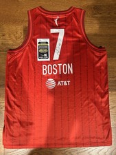 Aliyah Boston Signed Red Jersey JSA COA Indiana Fever Authentic Autograph