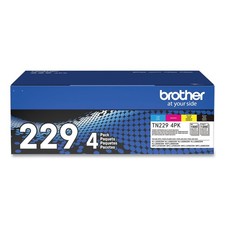 Brother Genuine TN229 4PK Standard Yield 4-Pa...