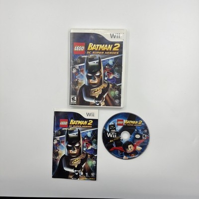 LEGO Batman 2 DC Super Heroes Nintendo Wii Tested Works Complete In Box With Man