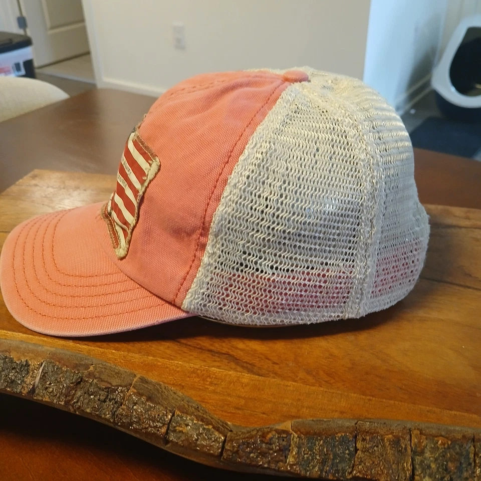 Бейсболка Ralph Lauren Denim & Supply с флагом США в полоску цвета Earth розовая - Изображение 3 из 4