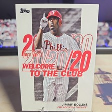 Jimmy Rollins 2023 Topps Series One Welcome to the Club Insert 20/20/20 Phillies