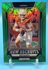 2025 Panini Prizm Draft Picks - New Recruits Arch Manning #22 Green Prizm (RC)