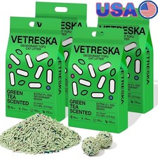 Natural Cat Litter Fast Clumping Dust Free Flushable Odor Control 22lb New