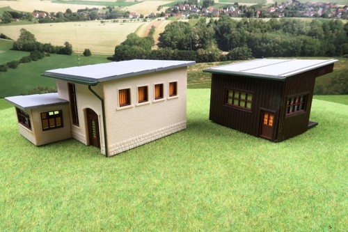 Brawa escala H0 1:87 - 6271 edificio para estación de montaña y valle para telesilla 6270 | Condition: Gebraucht