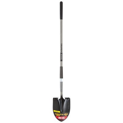 Truper PRL-ST Steel Digging Round Point Shovel 8.75 W in. with 48 L in. Handle