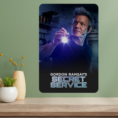 Gordon Ramsay's Secret Service TV Show Metal Poster Sign