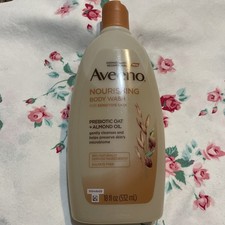 Aveeno Nourishing Body Wash Prebiotic Oat  Almond Oil New Large 18oz Retired