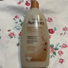 Aveeno Nourishing Body Wash Prebiotic Oat & Almond Oil New Large 18oz  Retired