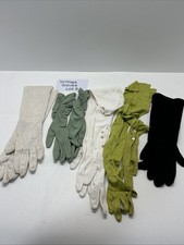 Vintage 1950s 1960s Glove Lot 5 Pairs Mixed Gloves Costume Kid Leather Opera B