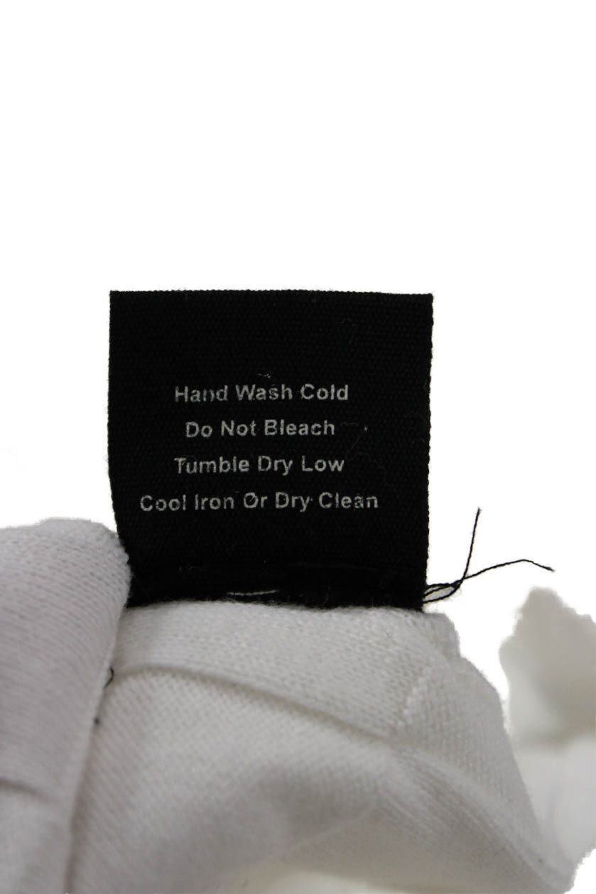 Monrow Womens Basic V-Neck Checked Short Sleeve P… - image 6