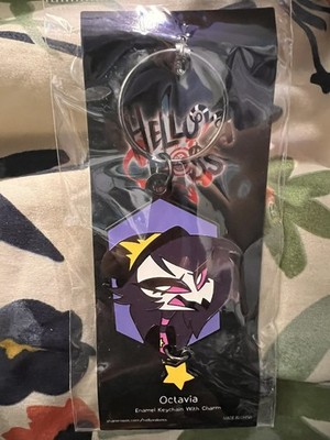 Helluva Boss: Octavia Enamel Keychain With Charm Limited Edition