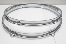Set 2 SONOR 14" (Floor) TOM DRUM HOOPS/RIMS, 6-LUG (Force/2007/2005/Essential)
