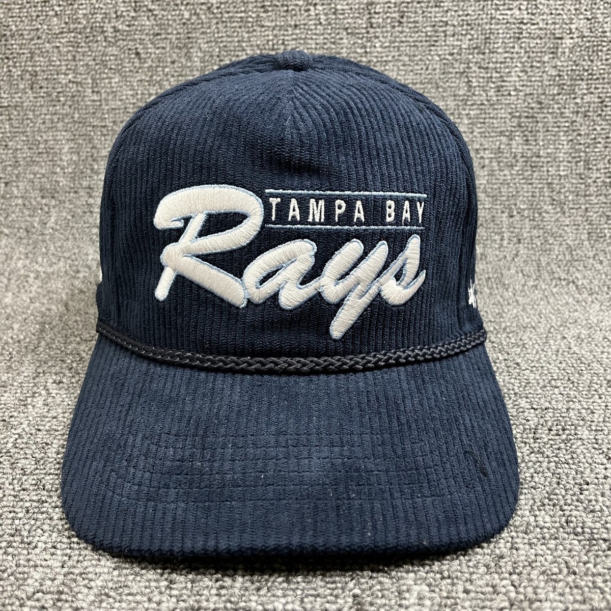 Tampa Bay Rays '47 Brand Hitch Navy Corduroy Rope Snapback Hat MLB Cap