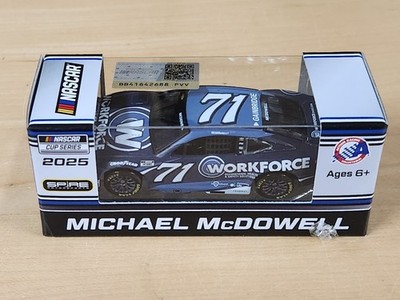 2025 #71 Michael McDowell WorkForce 1/64 Action NASCAR Diecast | eBay