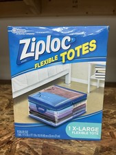 Bolso de Almacenamiento Flexible Ziploc XL X-Large 10 Galones Plástico Transparente Sellado Nuevo