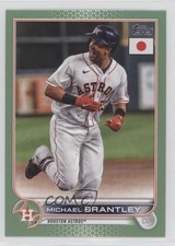 2022 Topps Japan Edition Jade Green 36/75 Michael Brantley #201 0c2