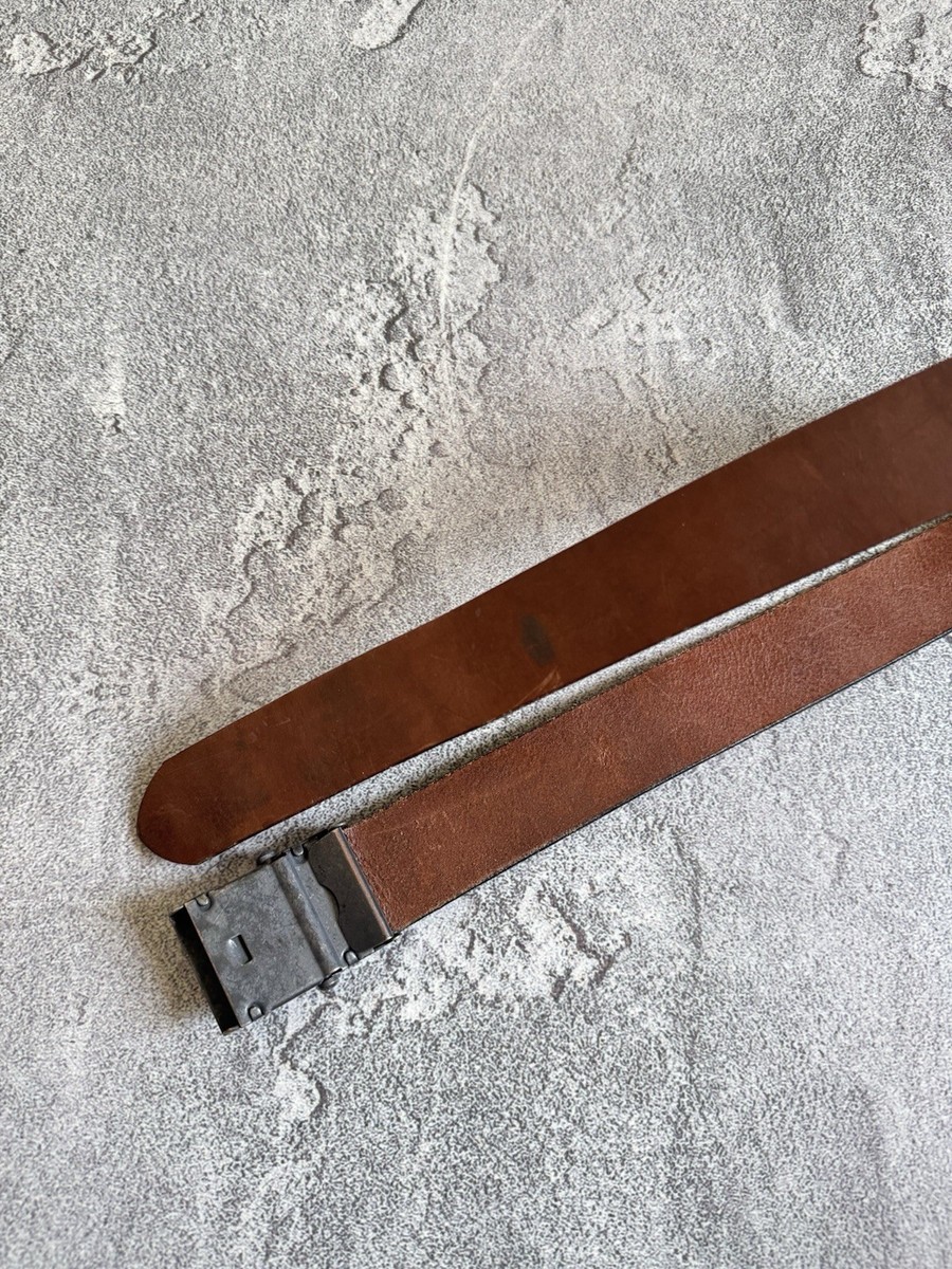 Cheap And Chic Moschino Brown Leather Belt Vintage Retro 90s  display picture 3