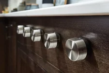 NEW Wolf Stainless Steel Knobs Factory SET OF 5 #826986 for Sub Zero Gas Cooktop