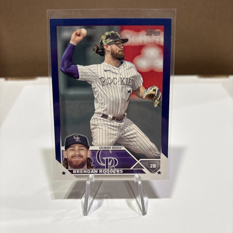 2023 Topps Series 1 - Brendan Rodgers #287 Royal Blue